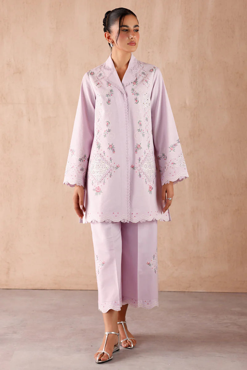 EP-03 AIRA | EMBROIDERED CO-ORD| Qalamkar