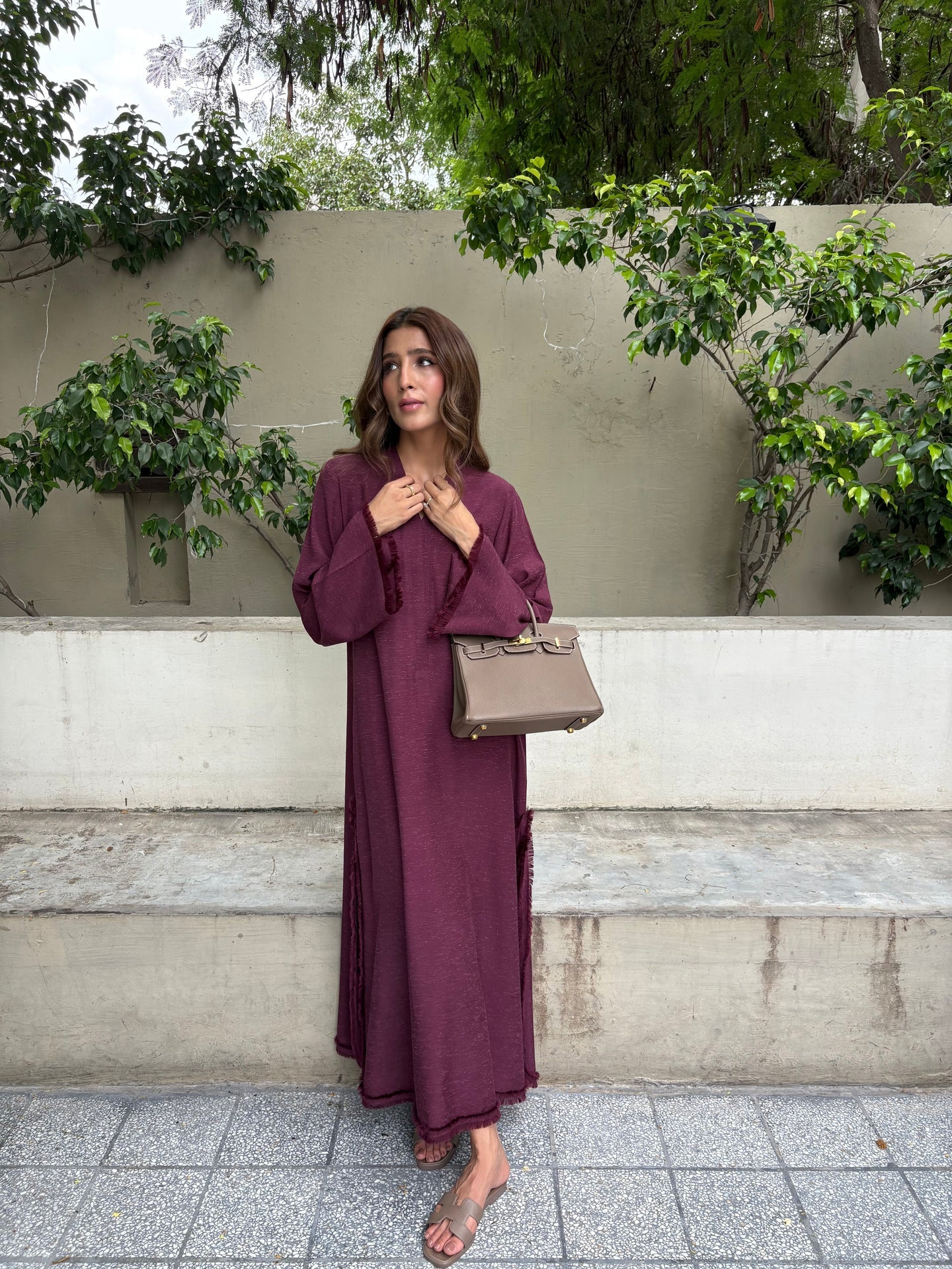 BURGUNDY DHAAGA SET | SAK ATELIER