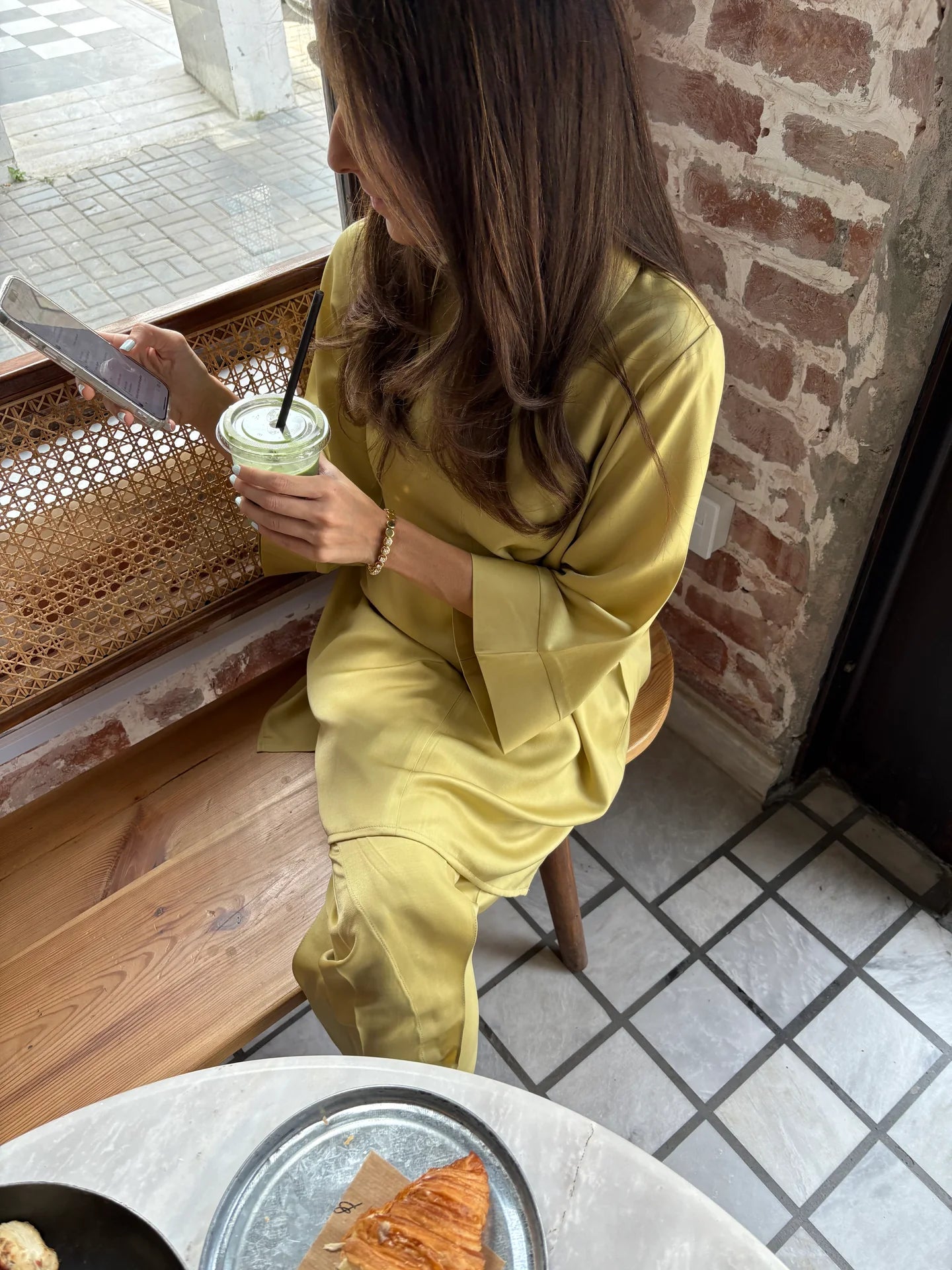 MATCHA GREEN TOBY SET | Sak Atelier