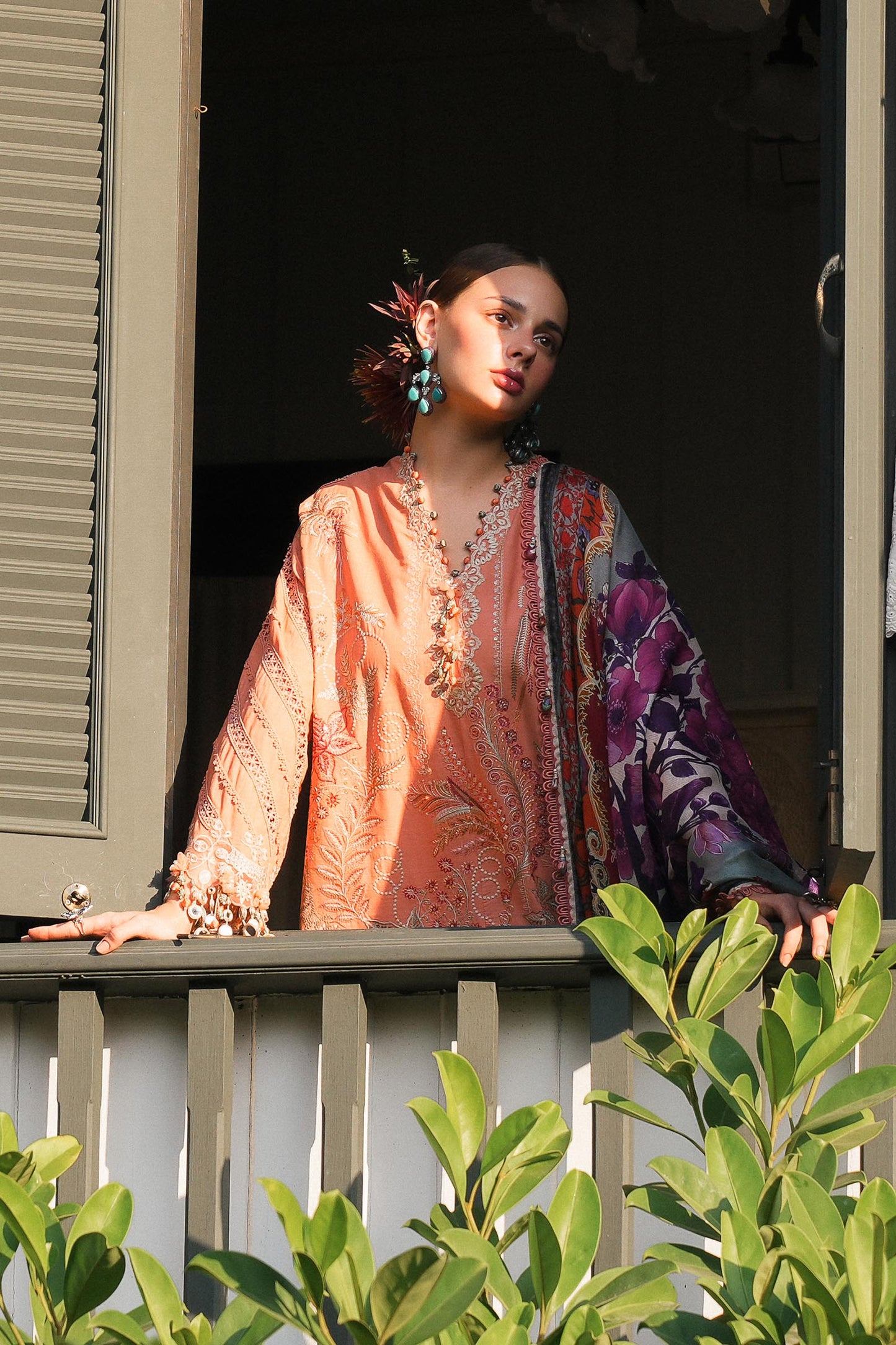 Sana Safinaz Luxury Lawn 2025 | L251-007A-3CT