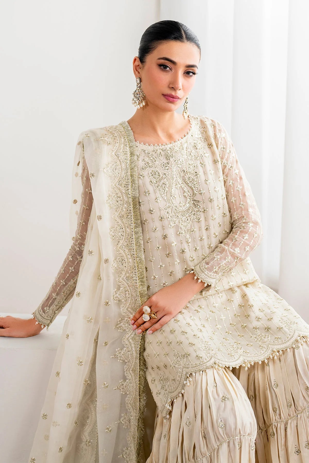 EMBROIDERED CHIFFON SF-687 | Baroque