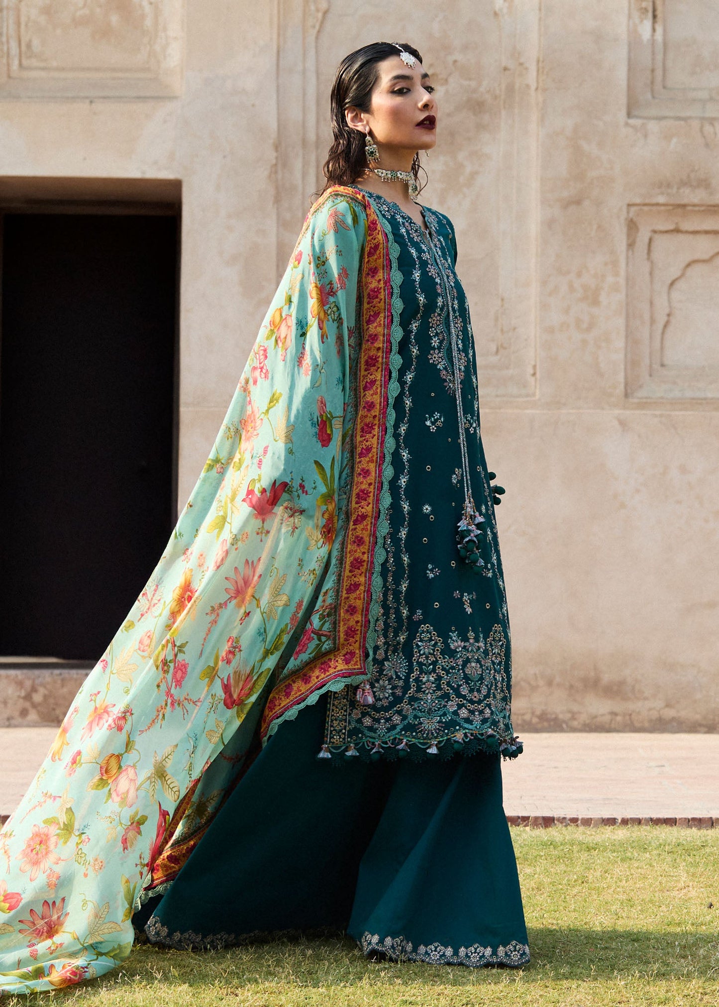 Saher | Hussain Rehar Luxury Lawn’25