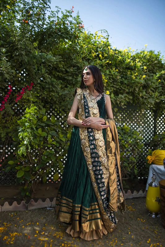 15216-Green | Velvet '25 | Ayesha Somaya
