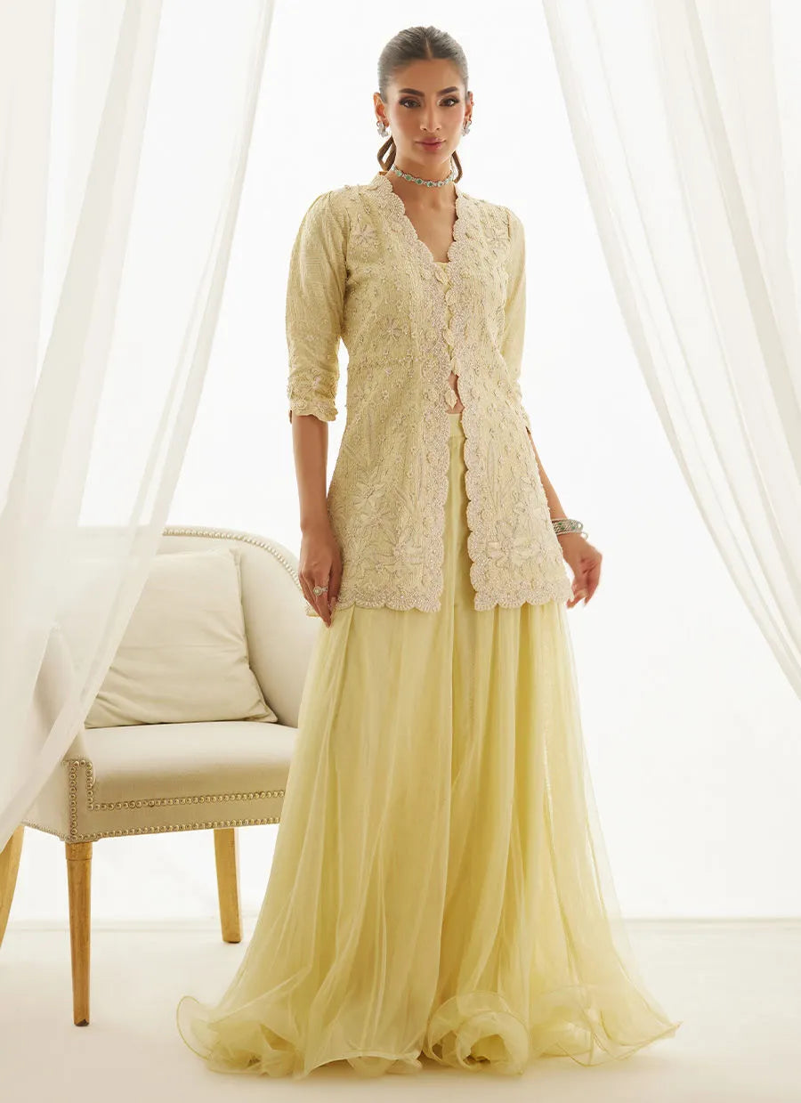 Lavin Lemon Shirt And Wide Leg Pants | LUXE PRET' 25 | FARAH TALIB AZIZ