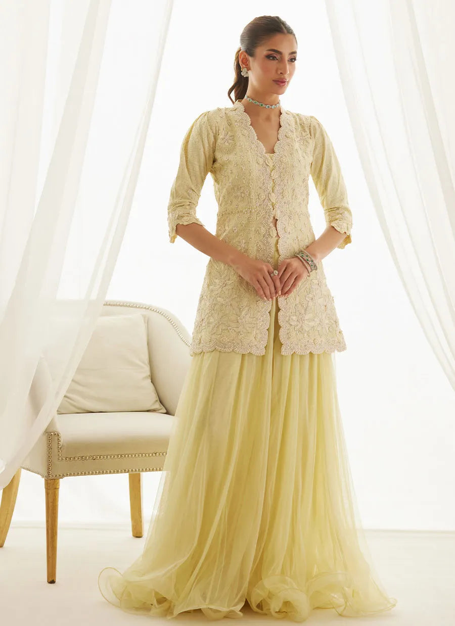 Lavin Lemon Shirt And Wide Leg Pants | LUXE PRET' 25 | FARAH TALIB AZIZ