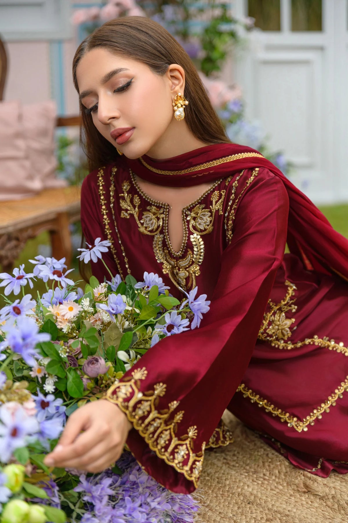 Cinnamon | Zarayna-Festive Formals '25 | Flairs Studio