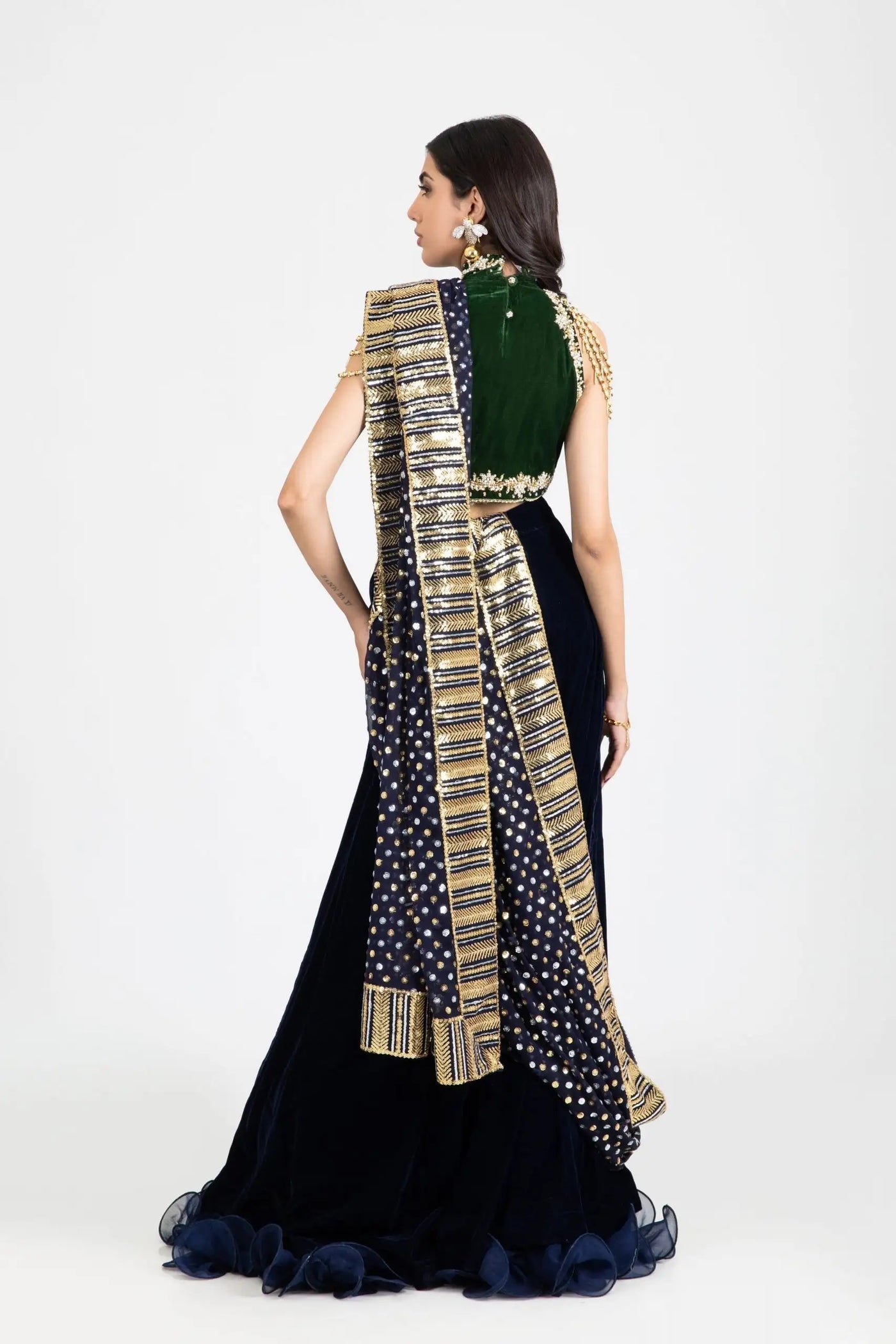 15182-Blue | Velvet '25 | Ayesha Somaya