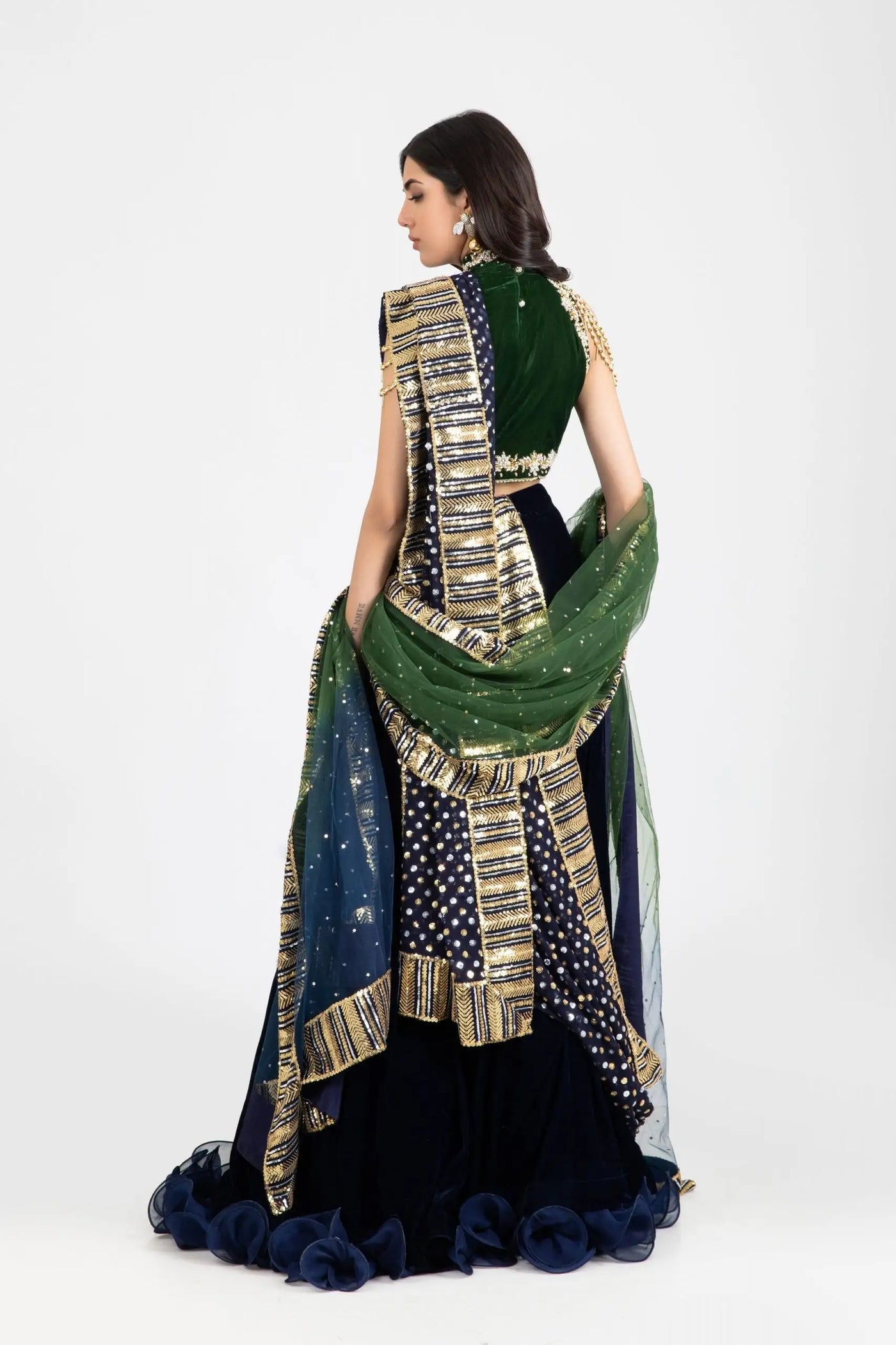 15182-Blue | Velvet '25 | Ayesha Somaya