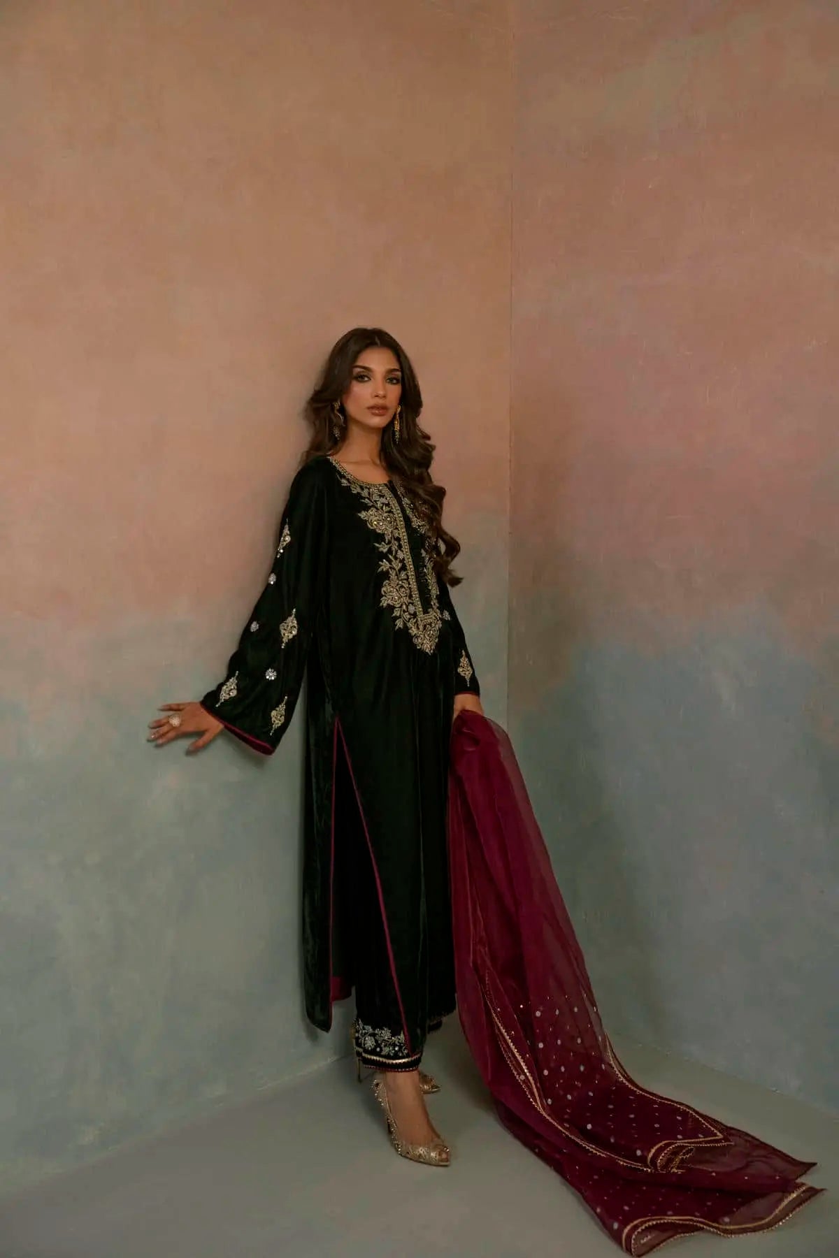 Enigma Green | Velvet '25 | Ayesha Somaya