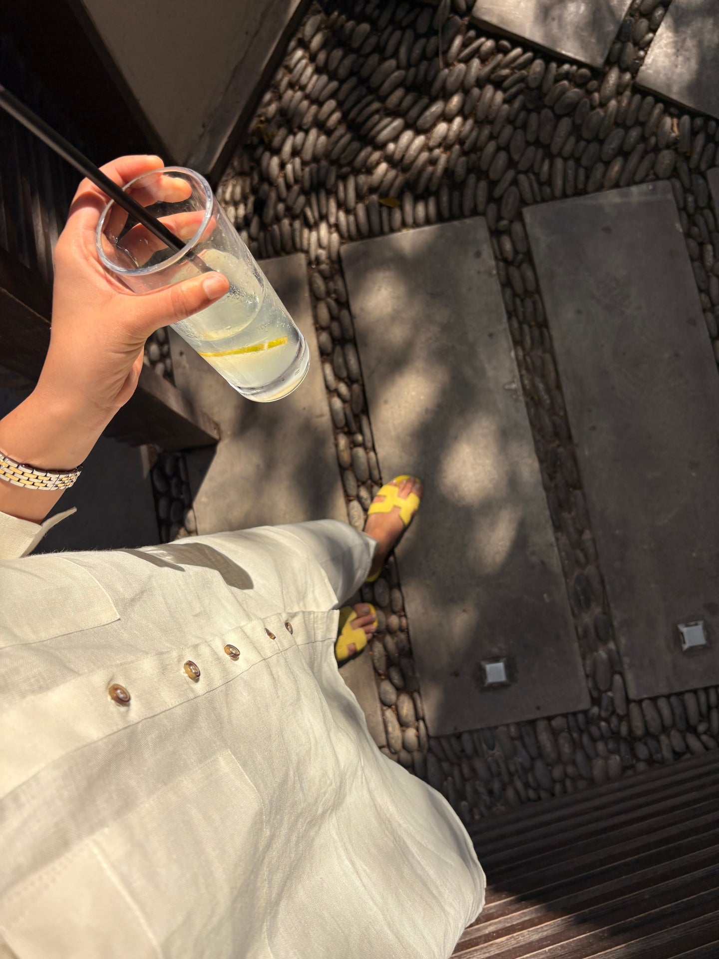COLLARED LINEN SET | Sak Atelier