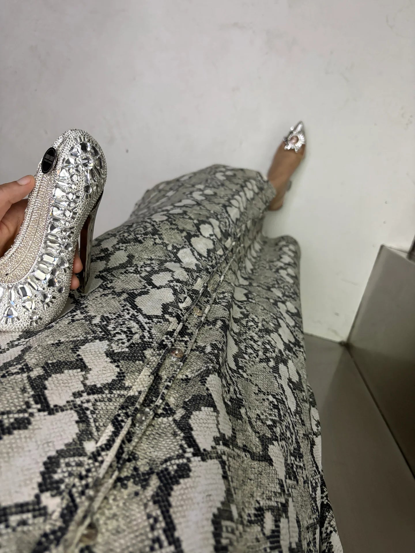 PAIGE SNAKESKIN SET | SAK ATELIER