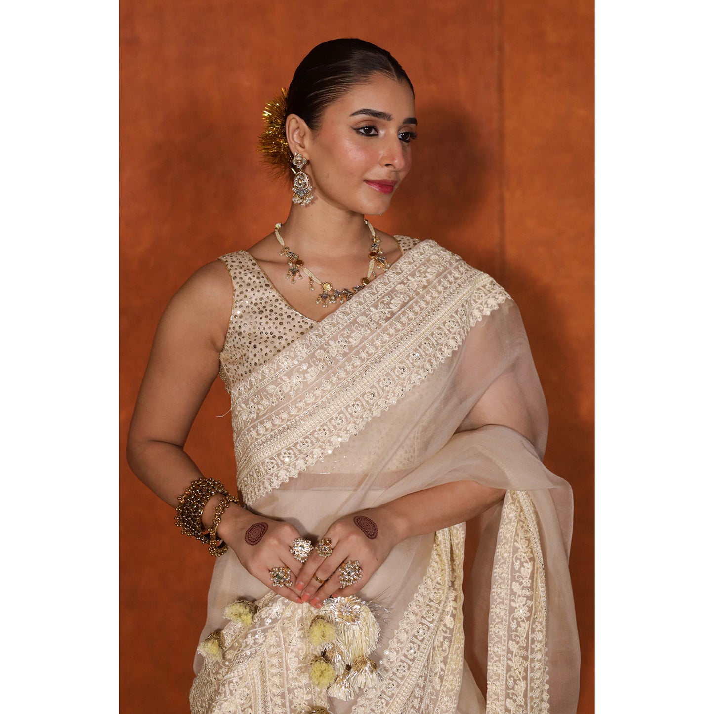 IVORY SAREE | ZEENAT '24 | DYOT