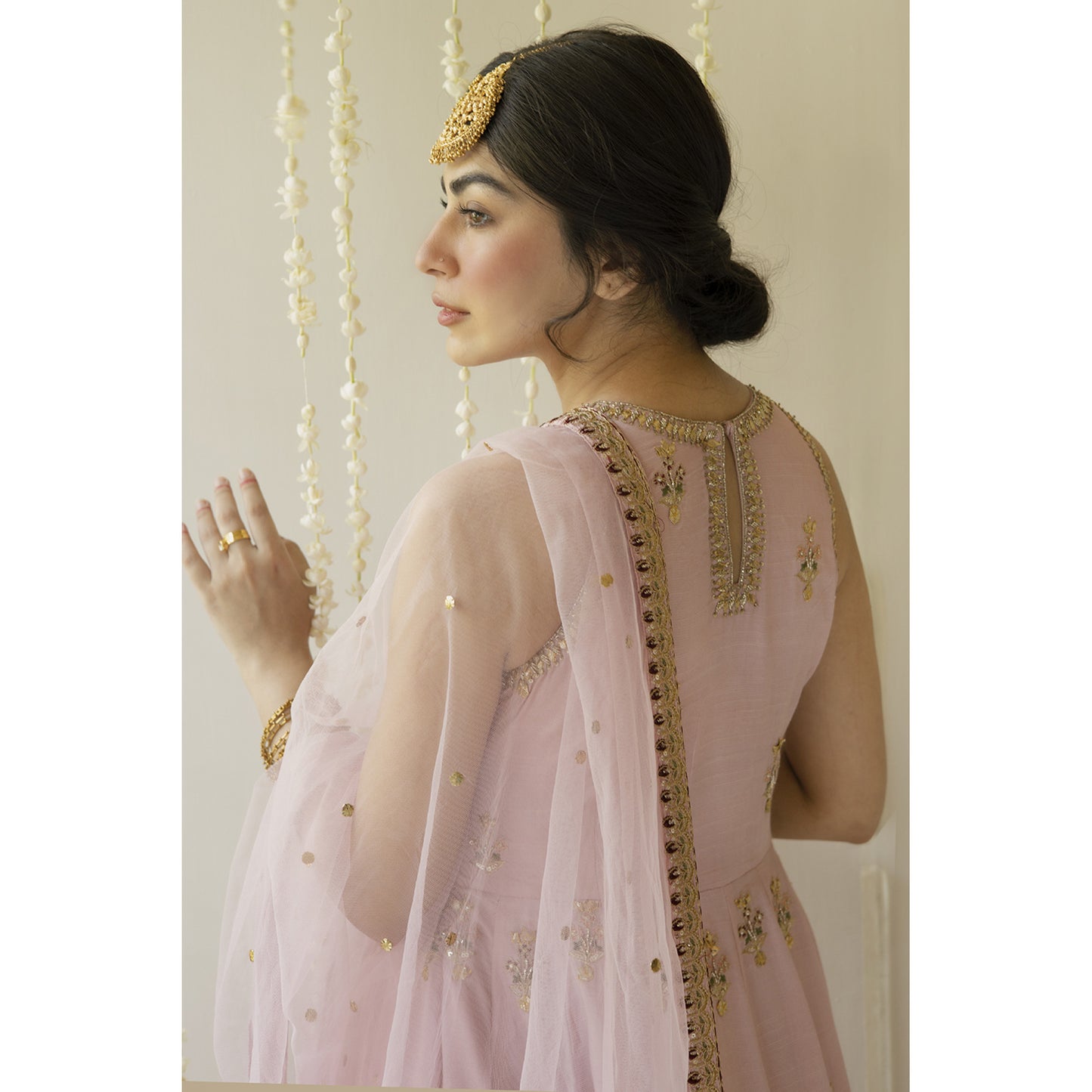 PINK ANARKALI | ZARI-FORMAL | DYOT