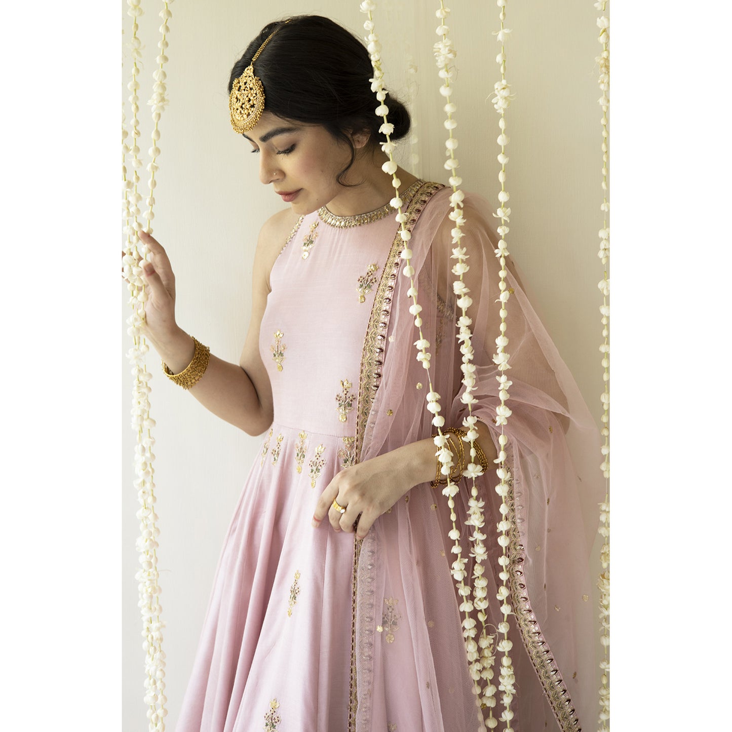 PINK ANARKALI | ZARI-FORMAL | DYOT