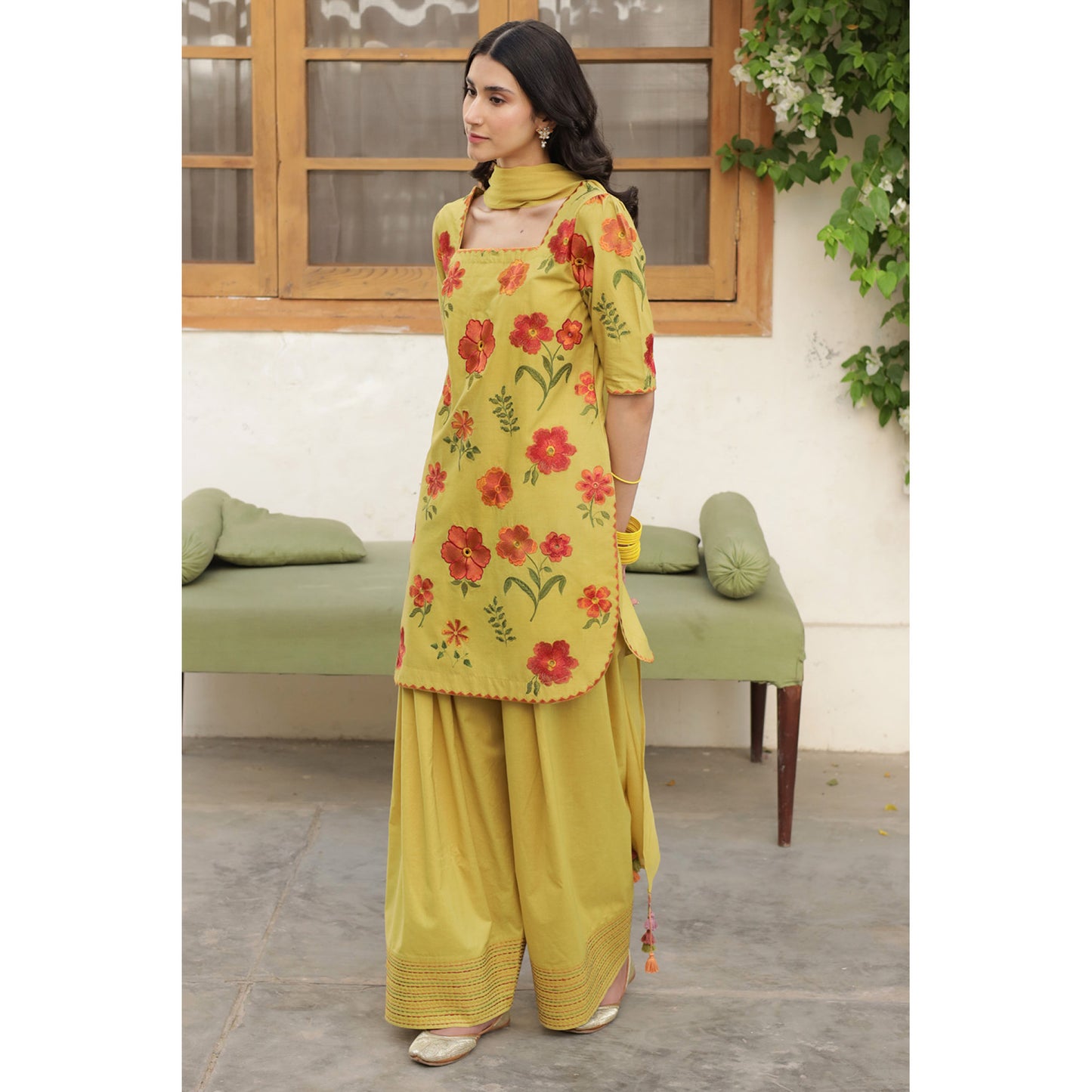 OLIVE YELLOW OUTFIT | DYOT | Summer' 25