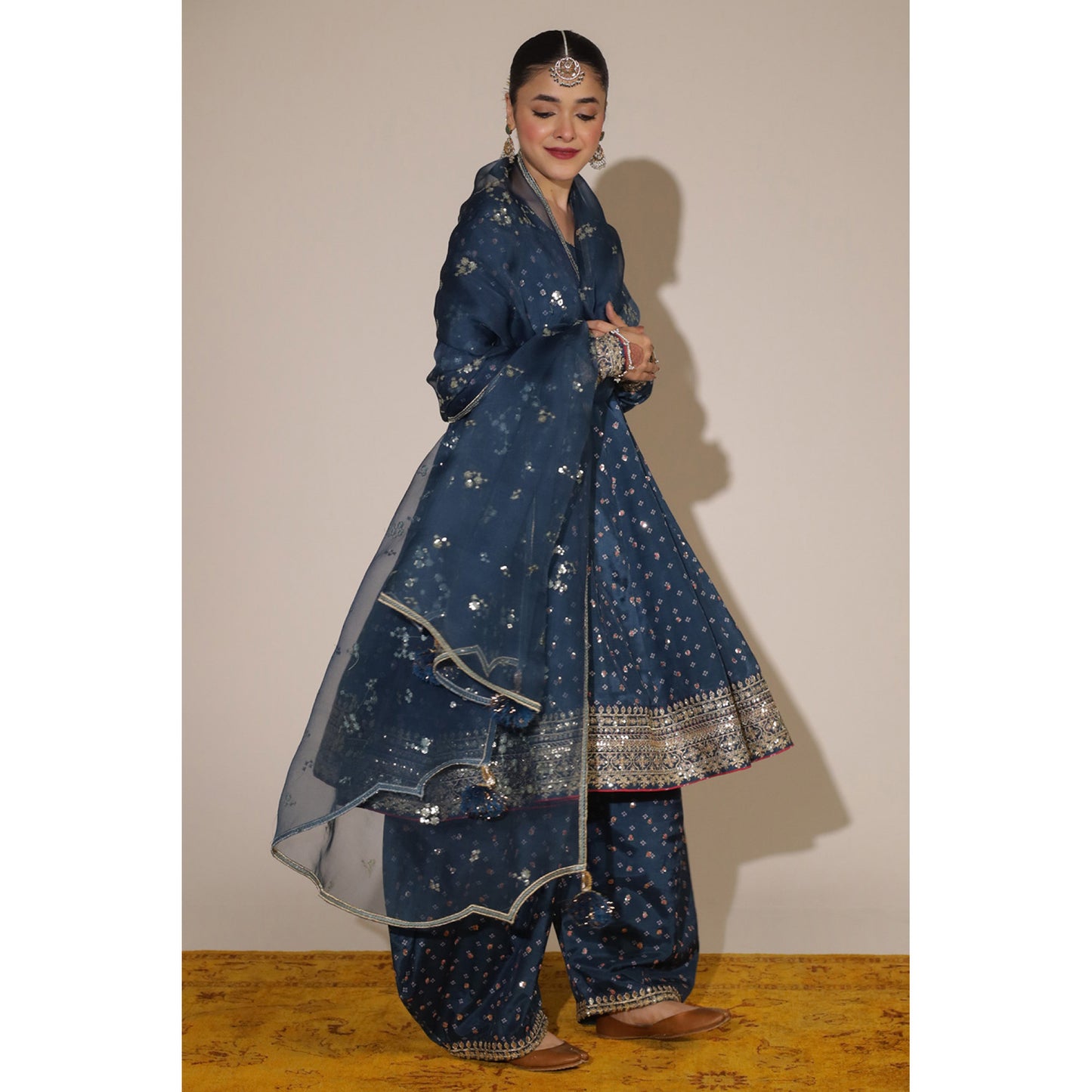 TEAL BLUE OUTFIT | SHEESHAM 24 / 25 DYOT