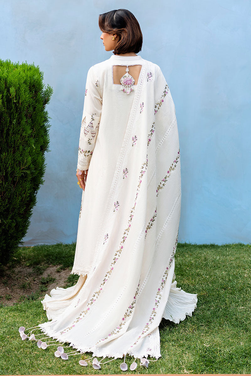 PETAL PARADISE-3PC EMBROIDERED LAWN SUIT | Cross Stitch