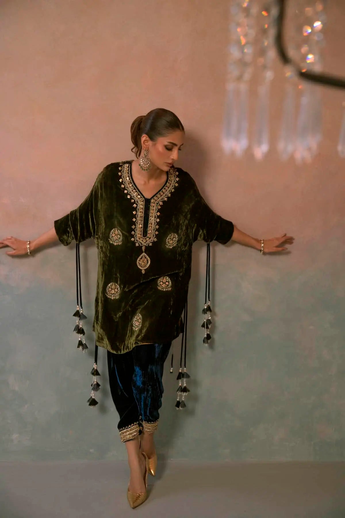 Raging Olive | Velvet '25 | Ayesha Somaya
