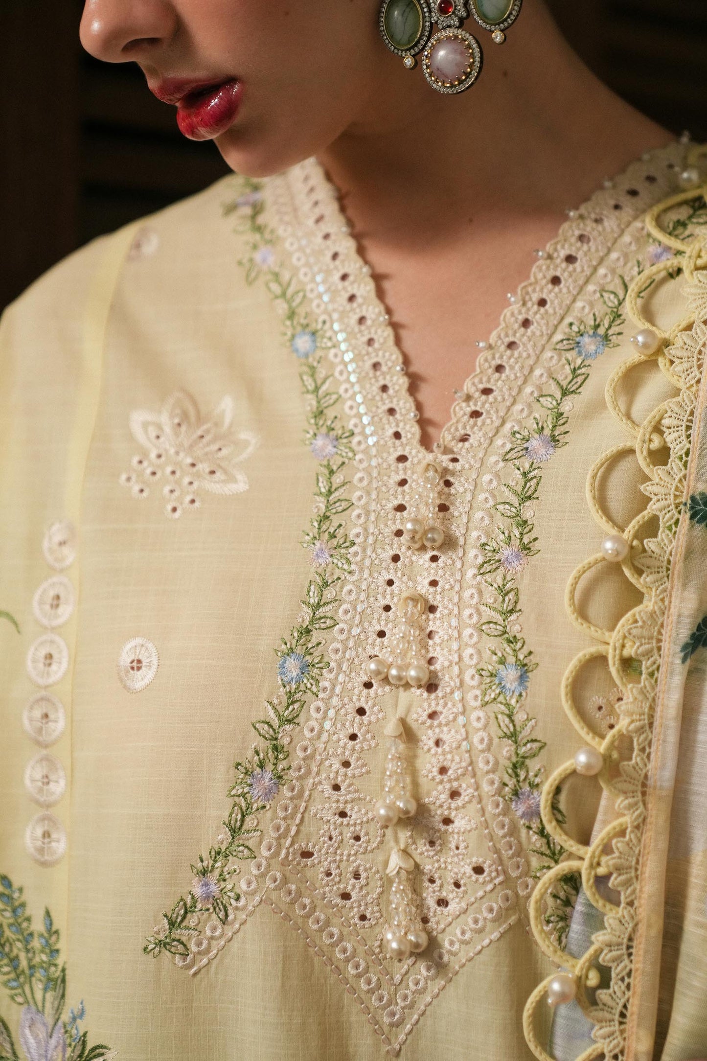 Sana Safinaz Luxury Lawn 2025 | L251-010A-3DI