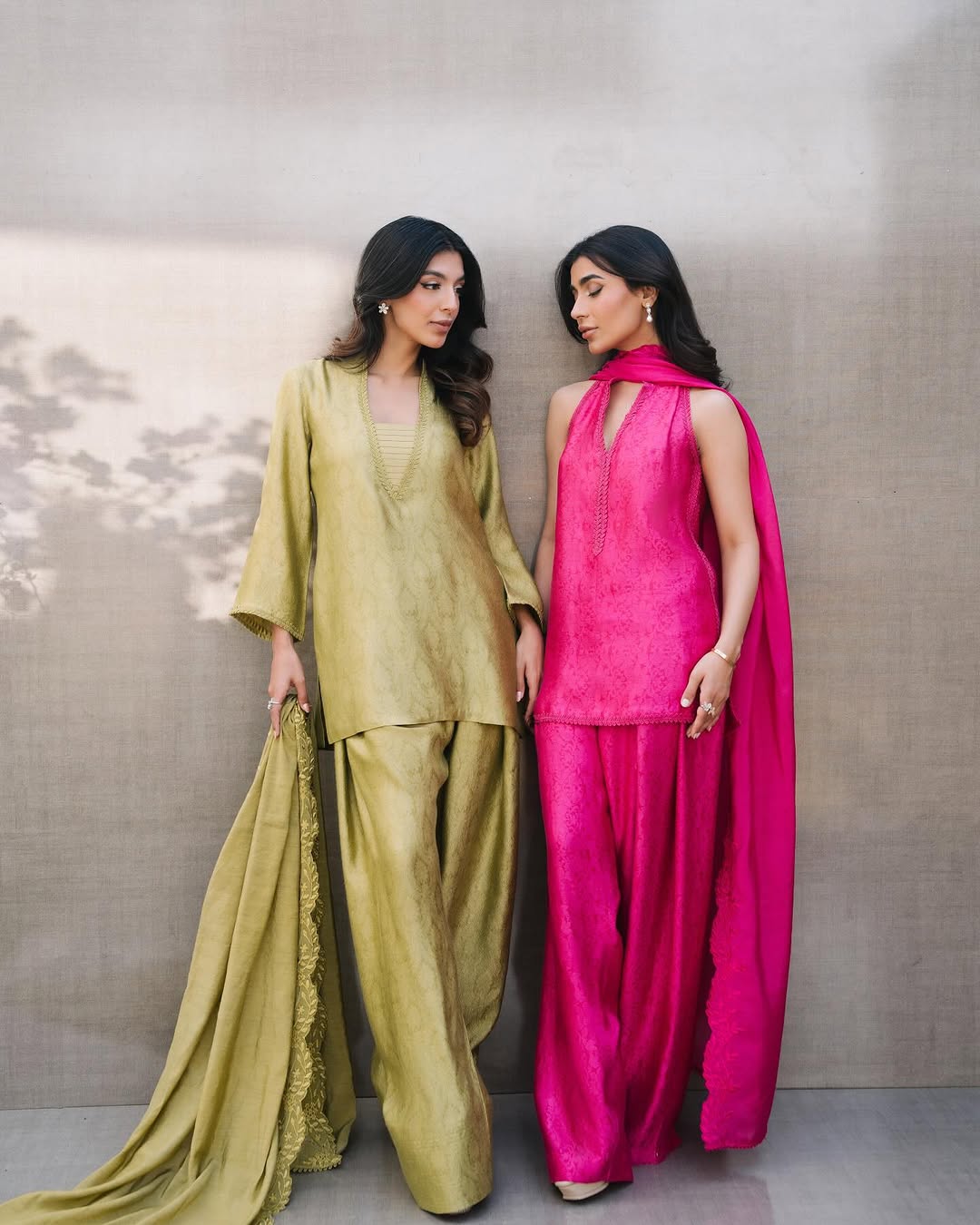 The Raha Set - Fuschia Pink | Nadia Khan
