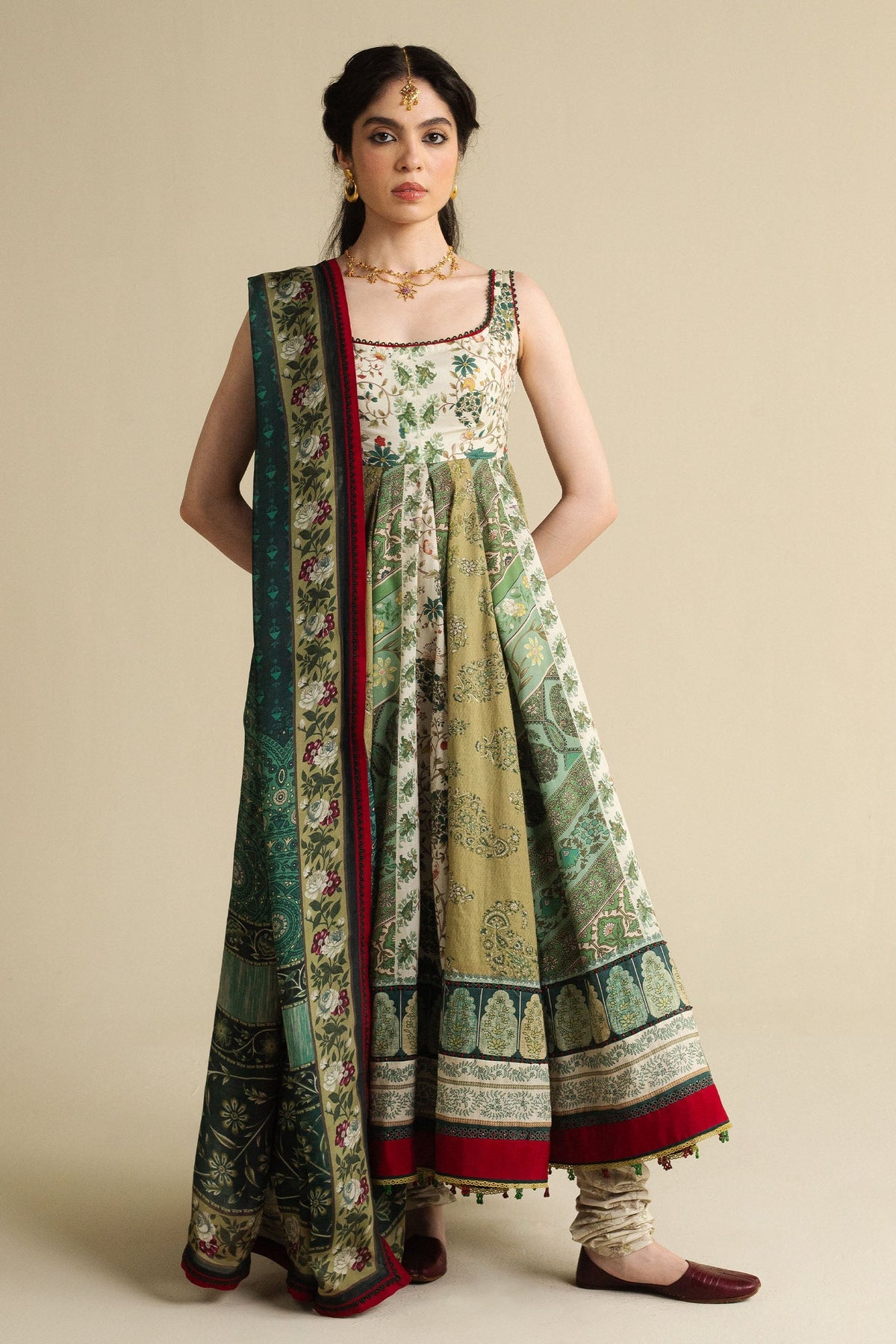 SAAWAN-D2 | Zara Shahjahan Unstitched Anarkali’25