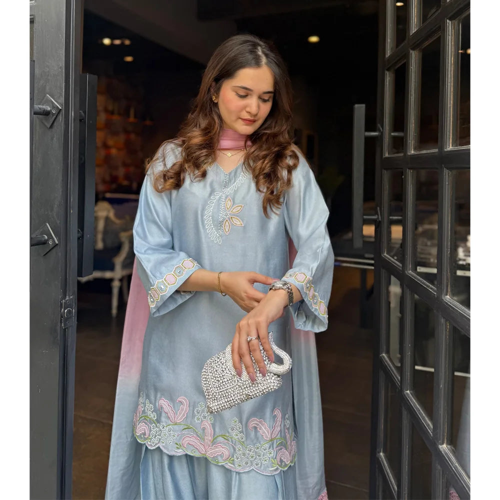 PERIWINKLE FULL SET | NIMRAH HAFSA