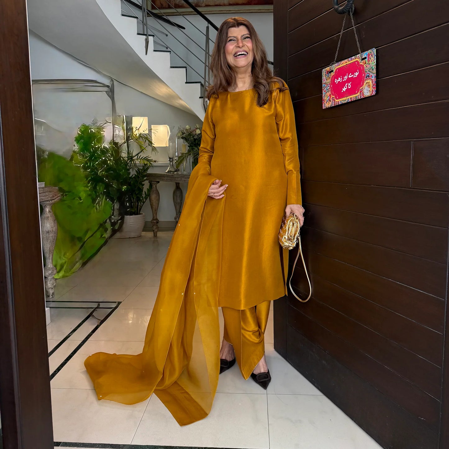 Mustard-Sharp Cut, Classic Roots | SADAF KANWAL