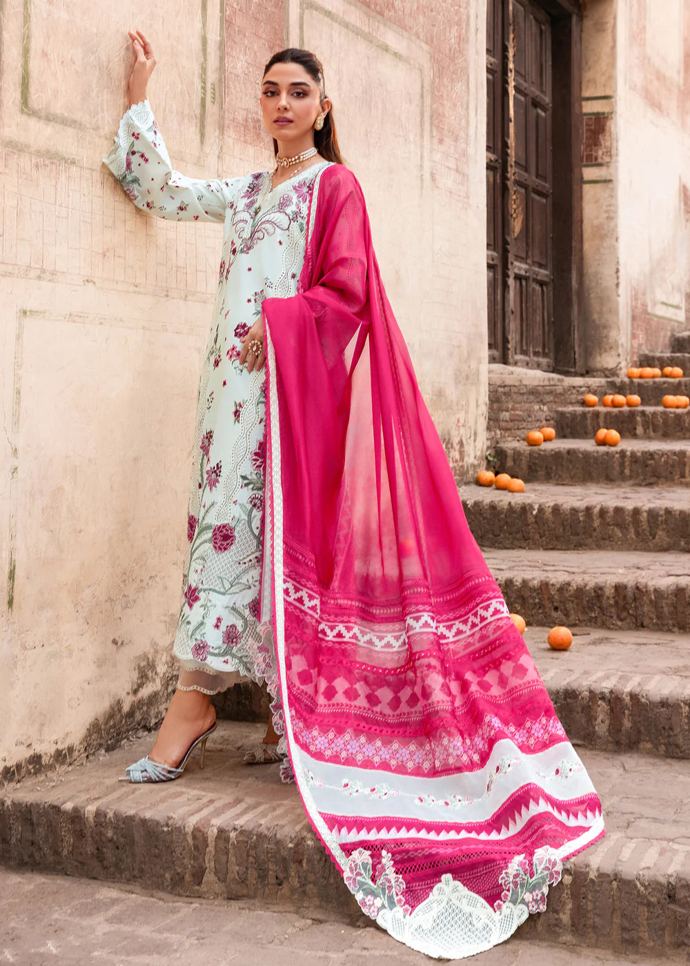 IVY-1-A | Breeze Unstitched Lawn'26 | Saira Shakira