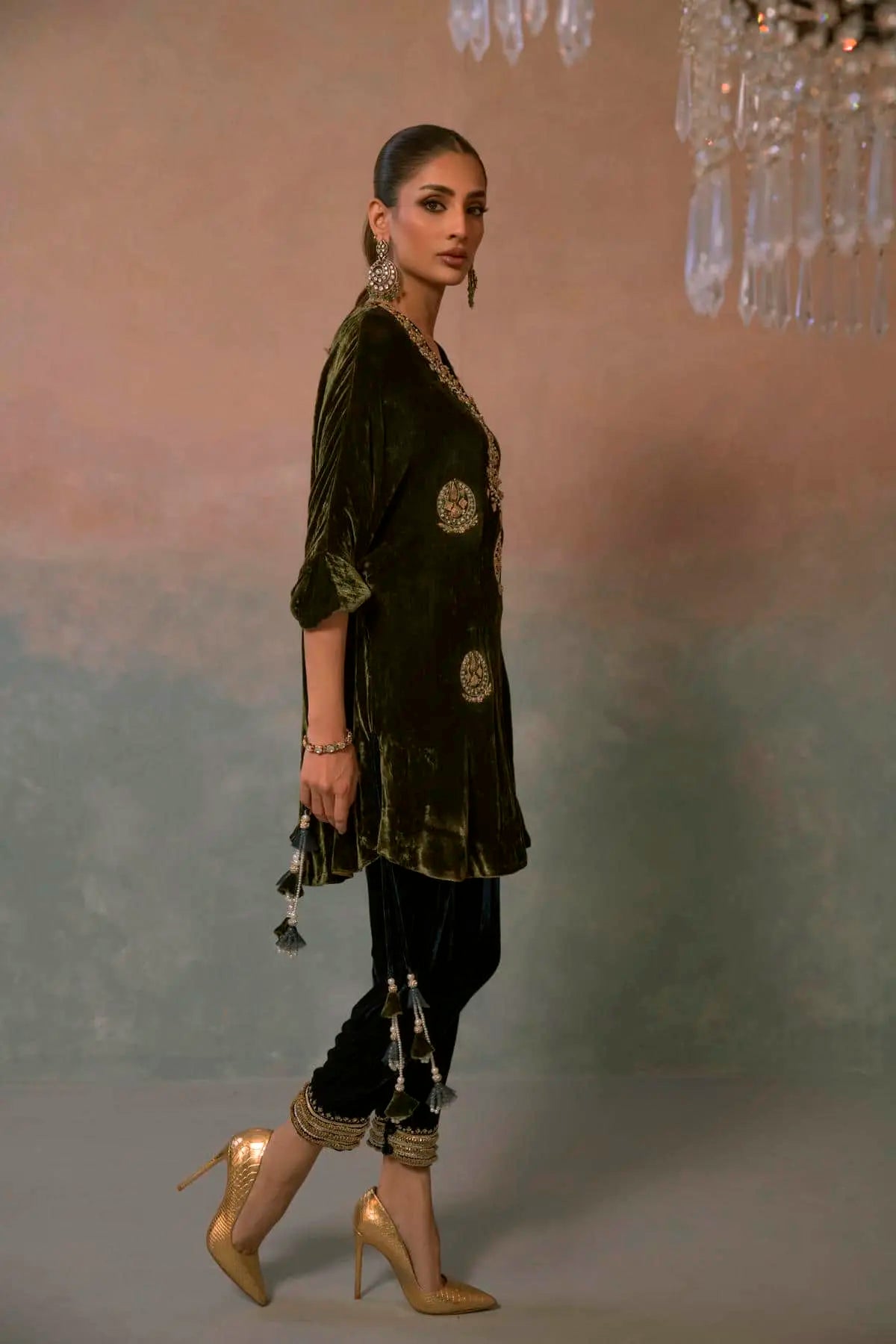 Raging Olive | Velvet '25 | Ayesha Somaya
