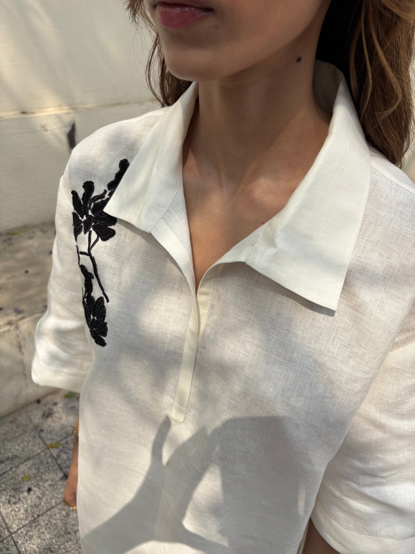 COCO WHITE LINEN SET | Sak Atelier