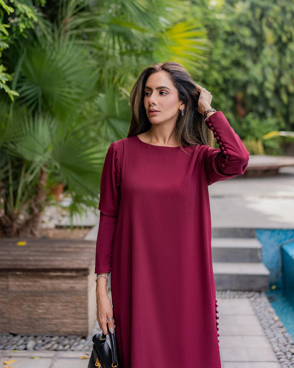 Burgundy Amaani Set | LIRA
