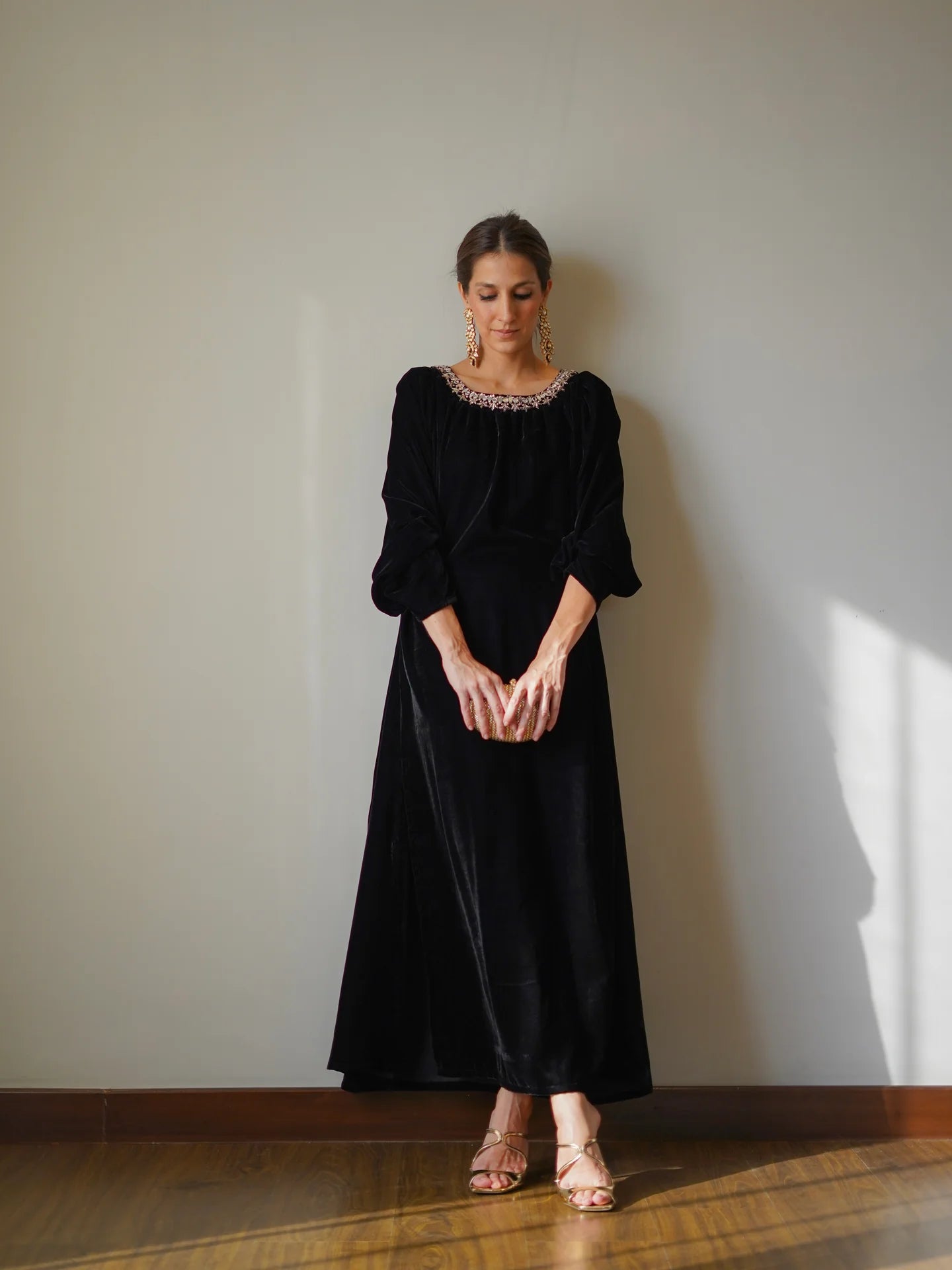 BLACK DENIRO KAFTAAN | SAK ATELIER