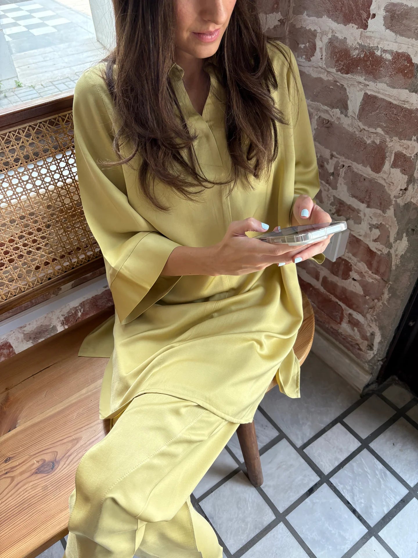 MATCHA GREEN TOBY SET | Sak Atelier