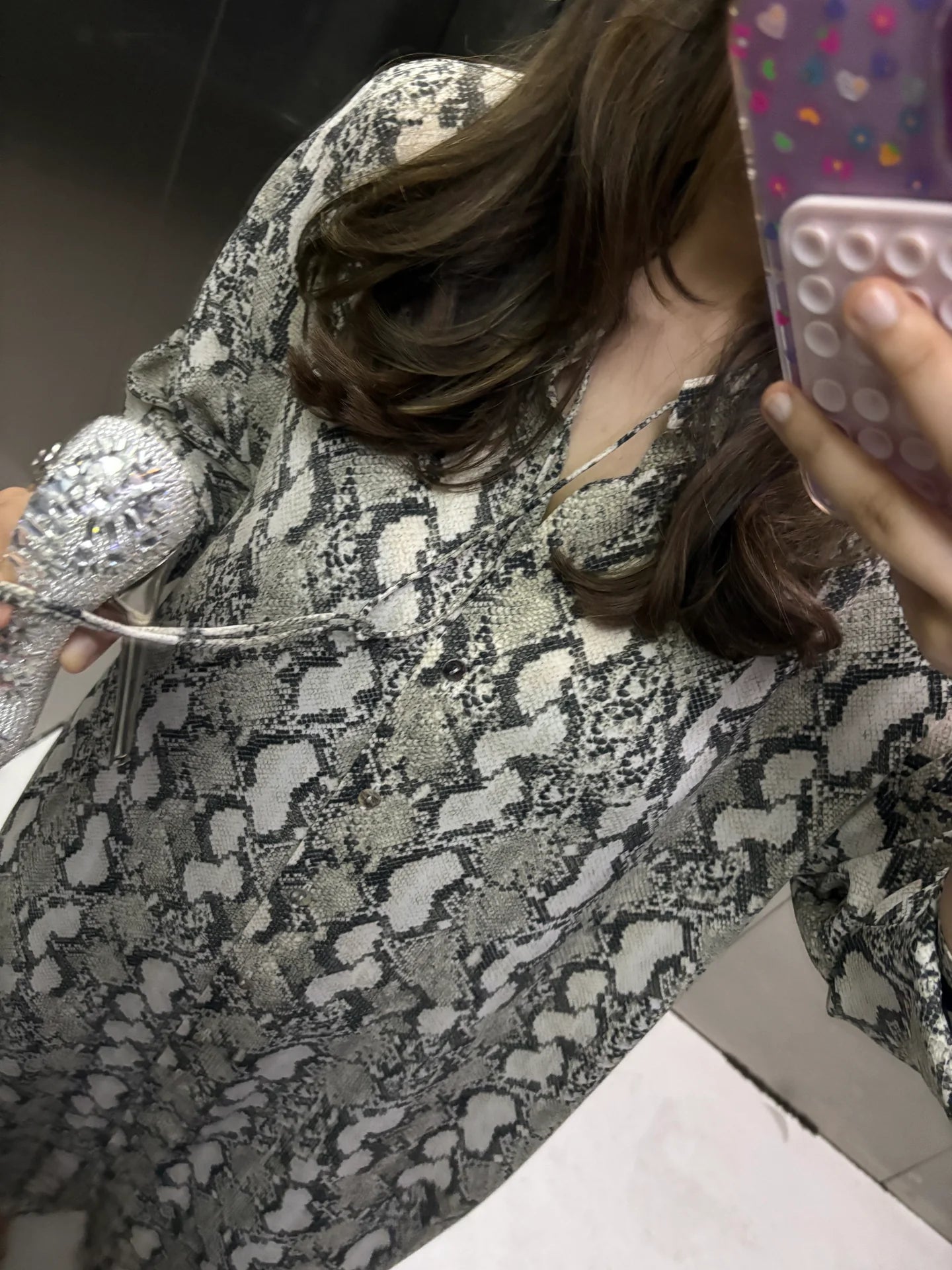 PAIGE SNAKESKIN SET | SAK ATELIER