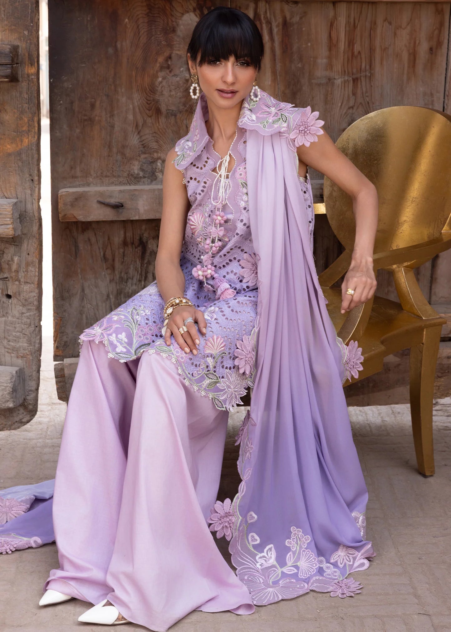 OMBRE LOVE - D8B | Flow By Crimson Lawn'26 | CRIMSON