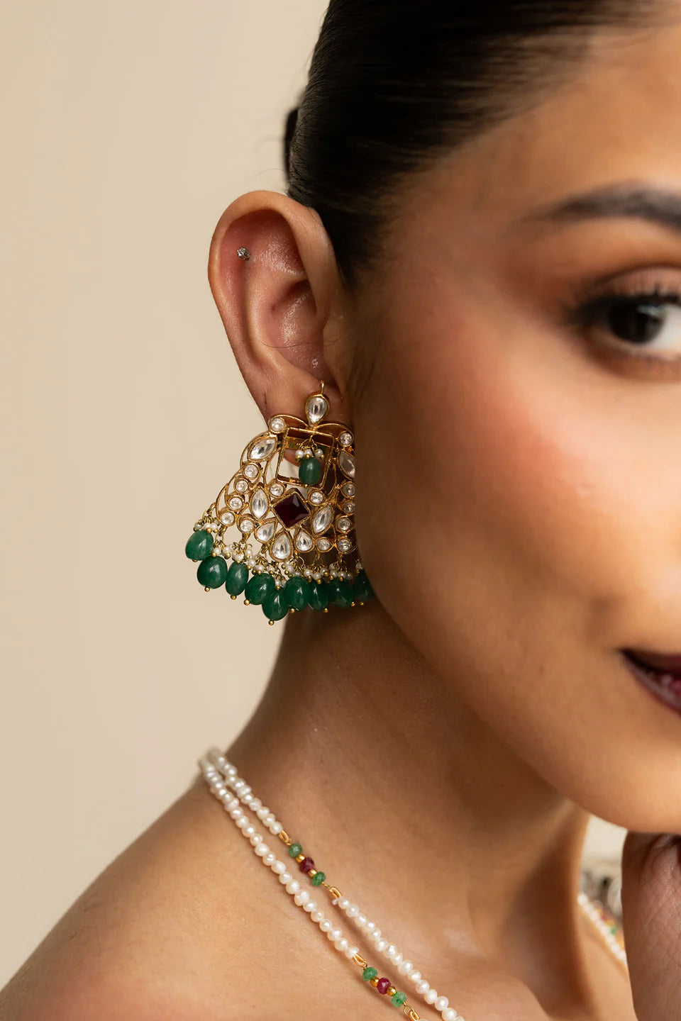 KARNIKA EARNINGS | ZARA SHAHJAHAN | JEWELLERY