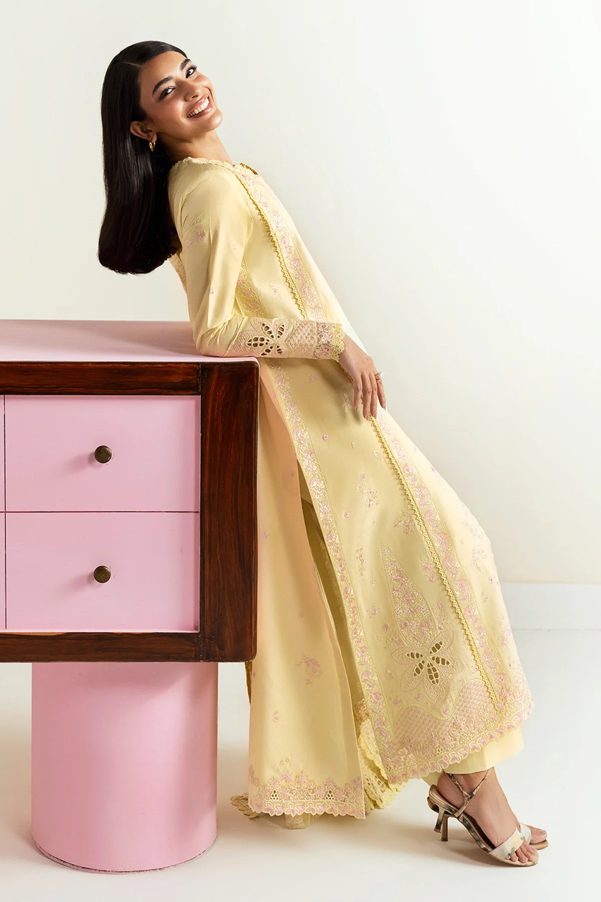 Lemon Lush | Afrozeh Basic Pret