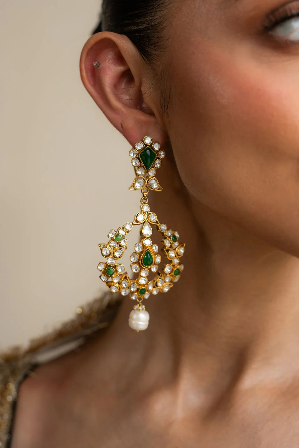 GOHAR JHAAL EARNINGS | ZARA SHAHJAHAN | JEWELLERY