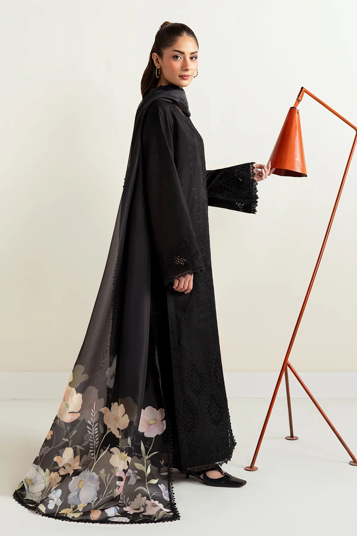 Charcoal Nior | Afrozeh Basic Pret