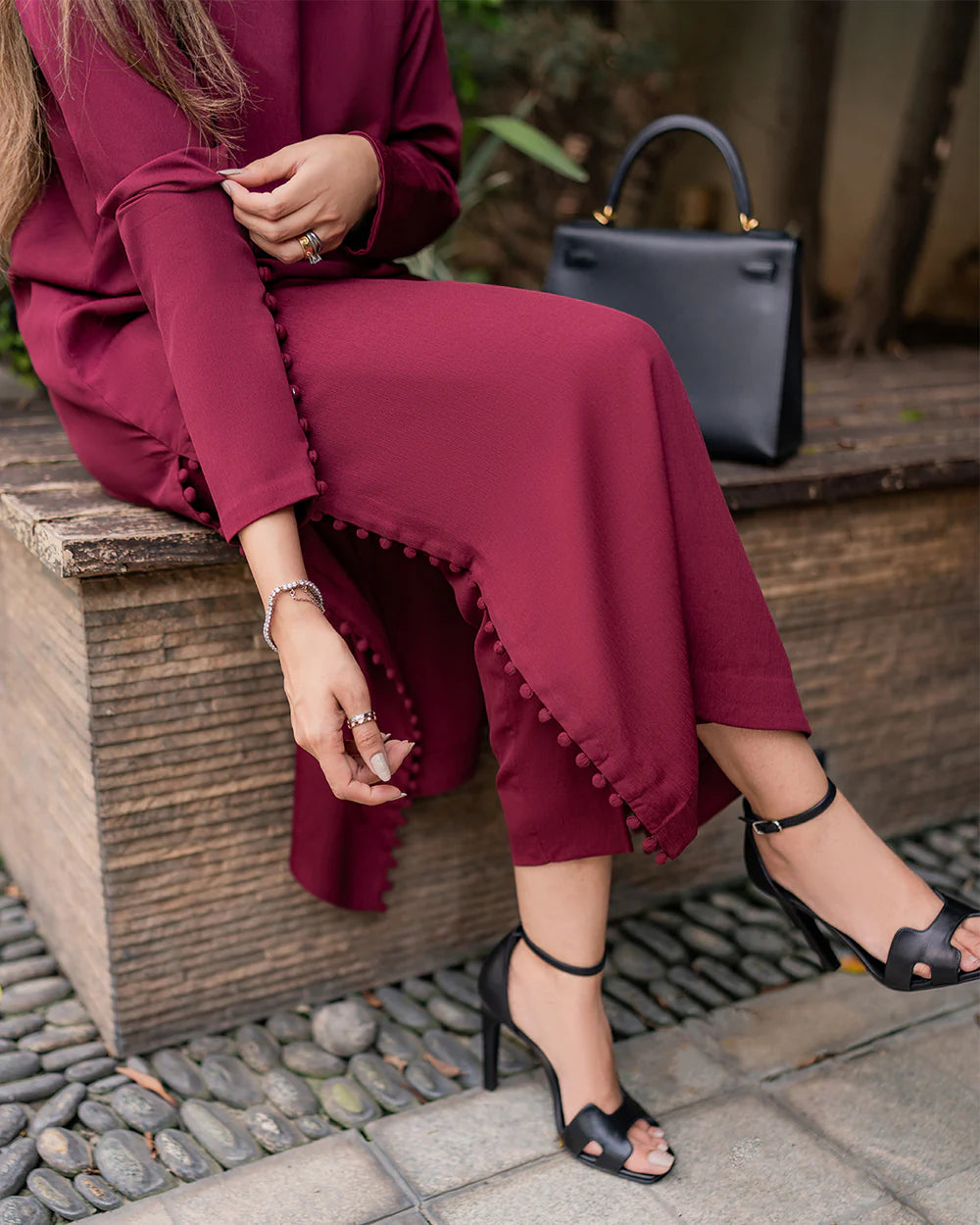 Burgundy Amaani Set | LIRA