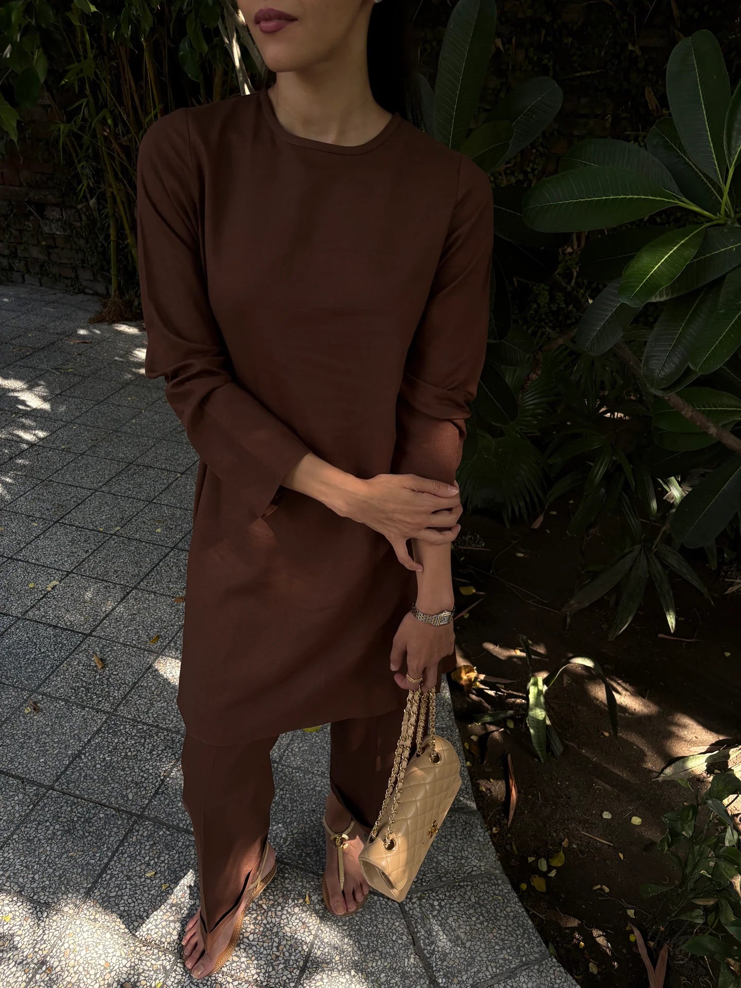 BROWN G-SUIT | SAK ATELIER