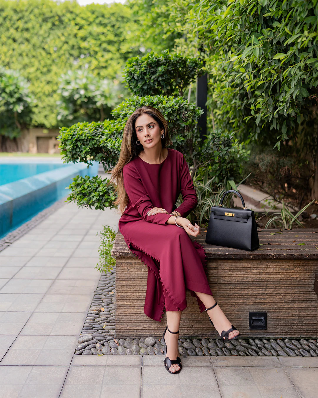 Burgundy Amaani Set | LIRA