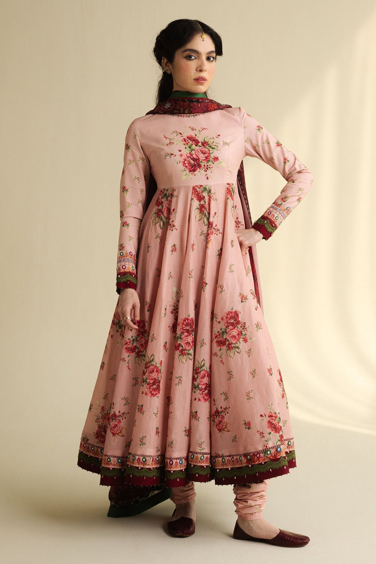 GULNAAR-D5 | Zara Shahjahan Unstitched Anarkali’25