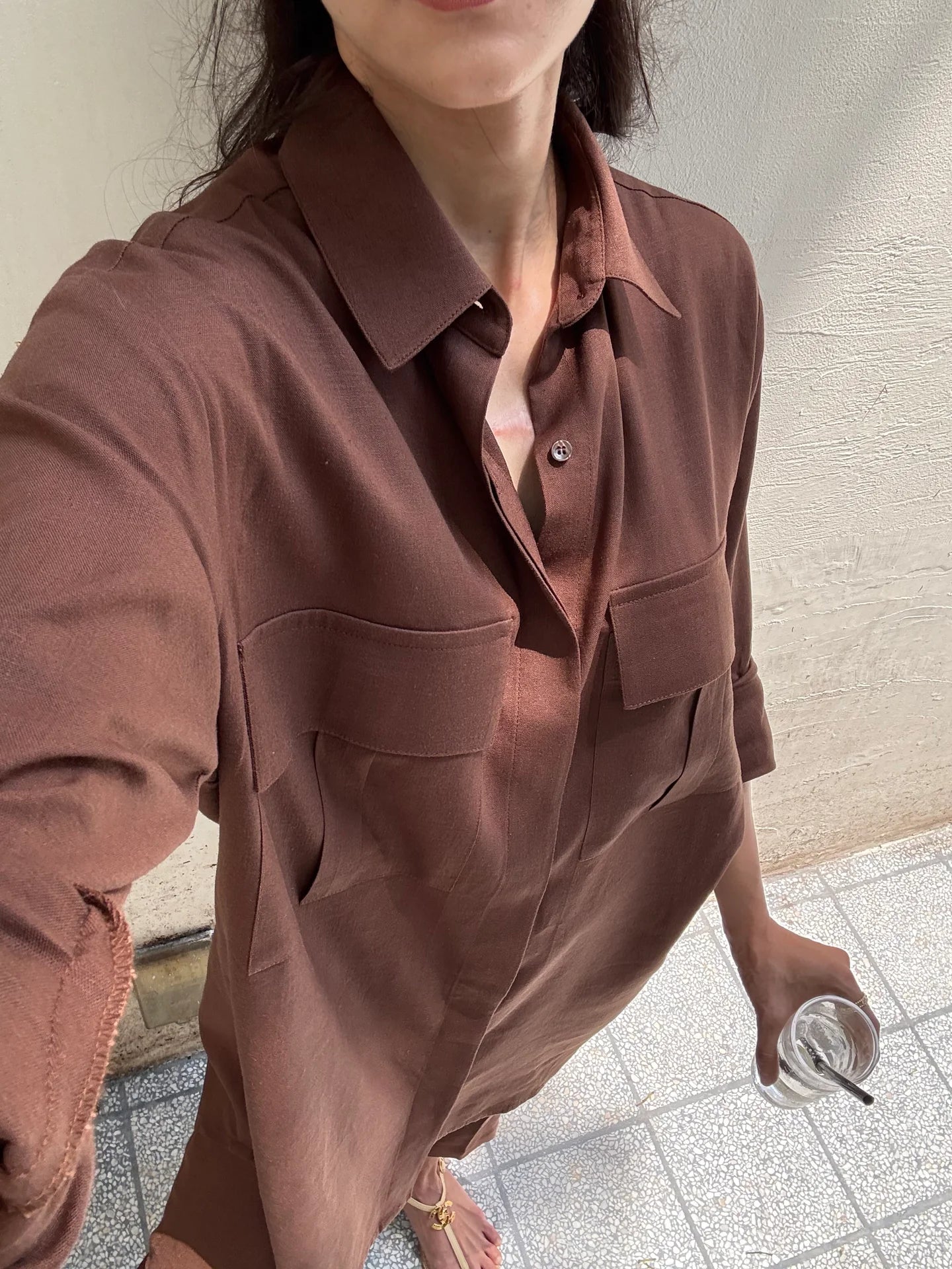 CHOCOLATE BROWN CAPRI SET | Sak Atelier