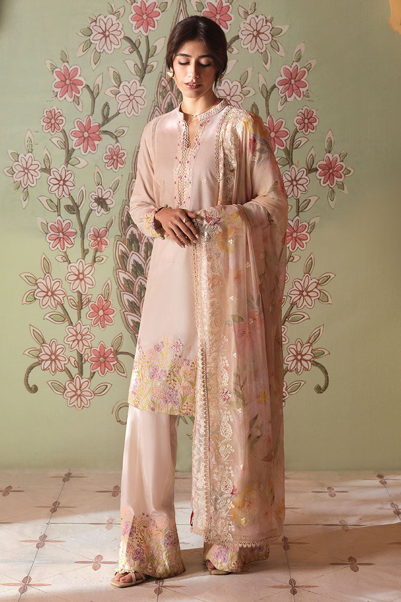 CORAL CARNATION-3PC PRINTED LAWN SUIT | Cross Stitch
