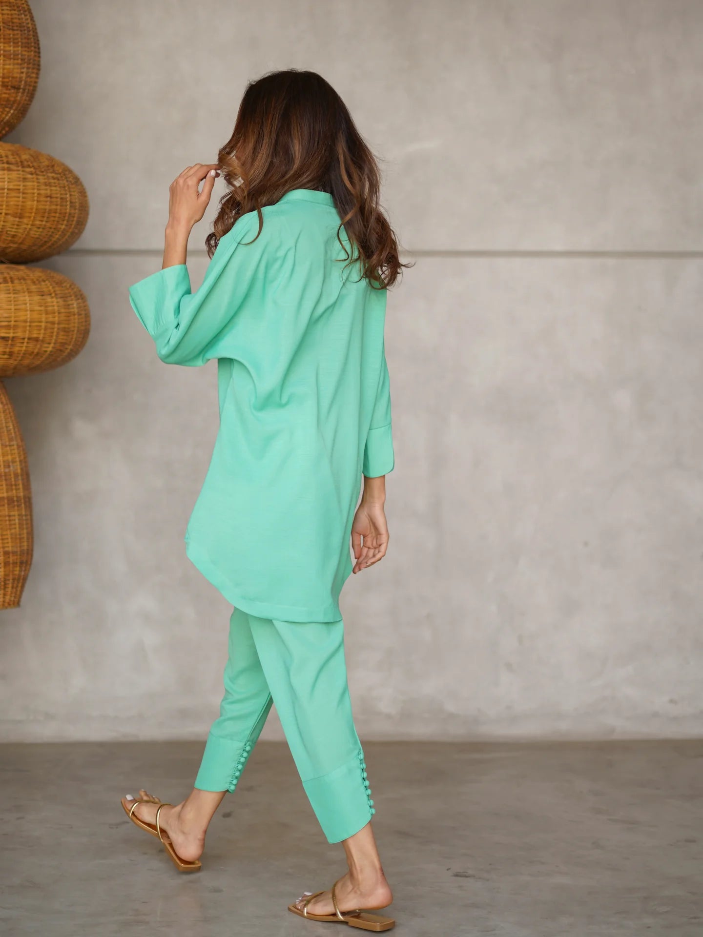 MINT SKINNY SET | Sak Atelier