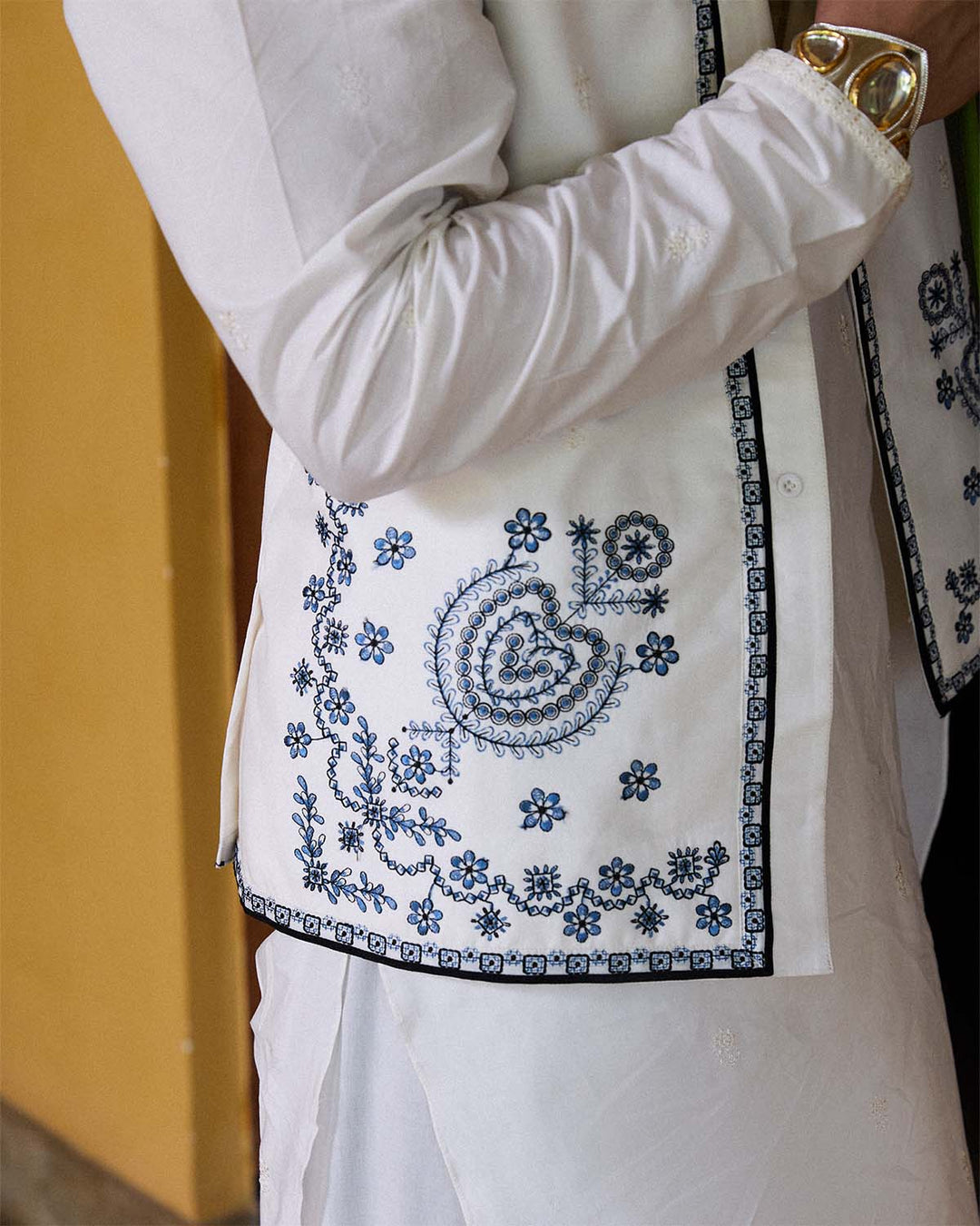 NITHYA-WAISTCOAT | Jugnu Lahore Men