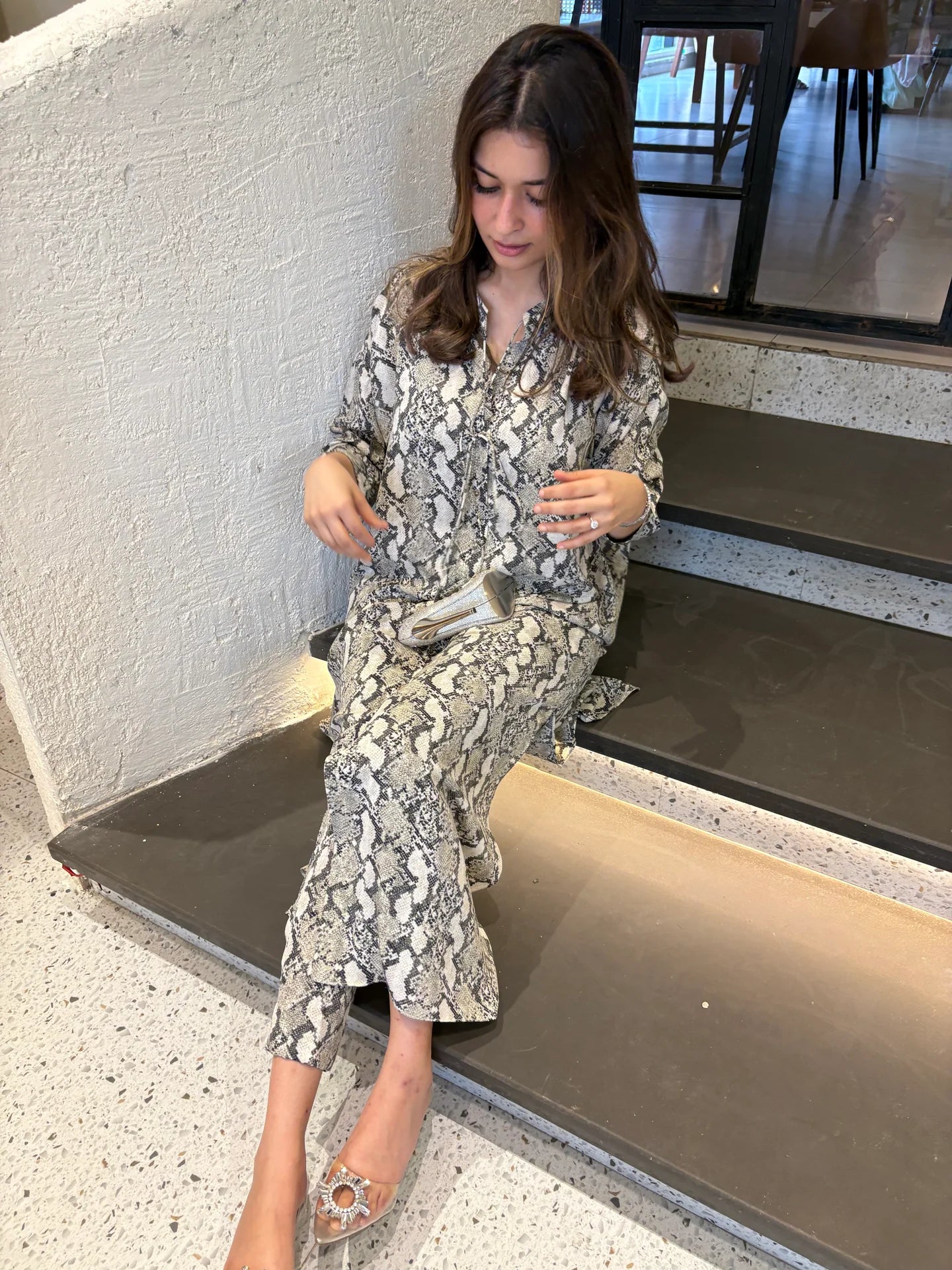 PAIGE SNAKESKIN SET | SAK ATELIER