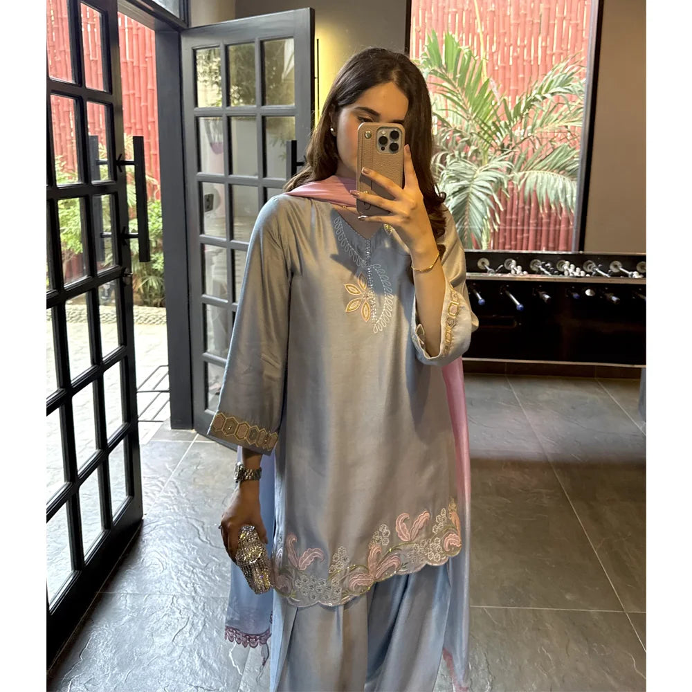 PERIWINKLE FULL SET | NIMRAH HAFSA
