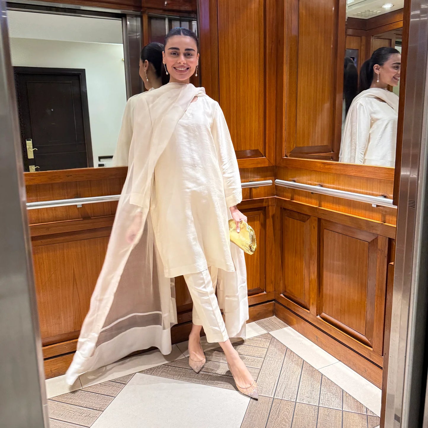 Glam In Ivory Tones | SADAF KANWAL